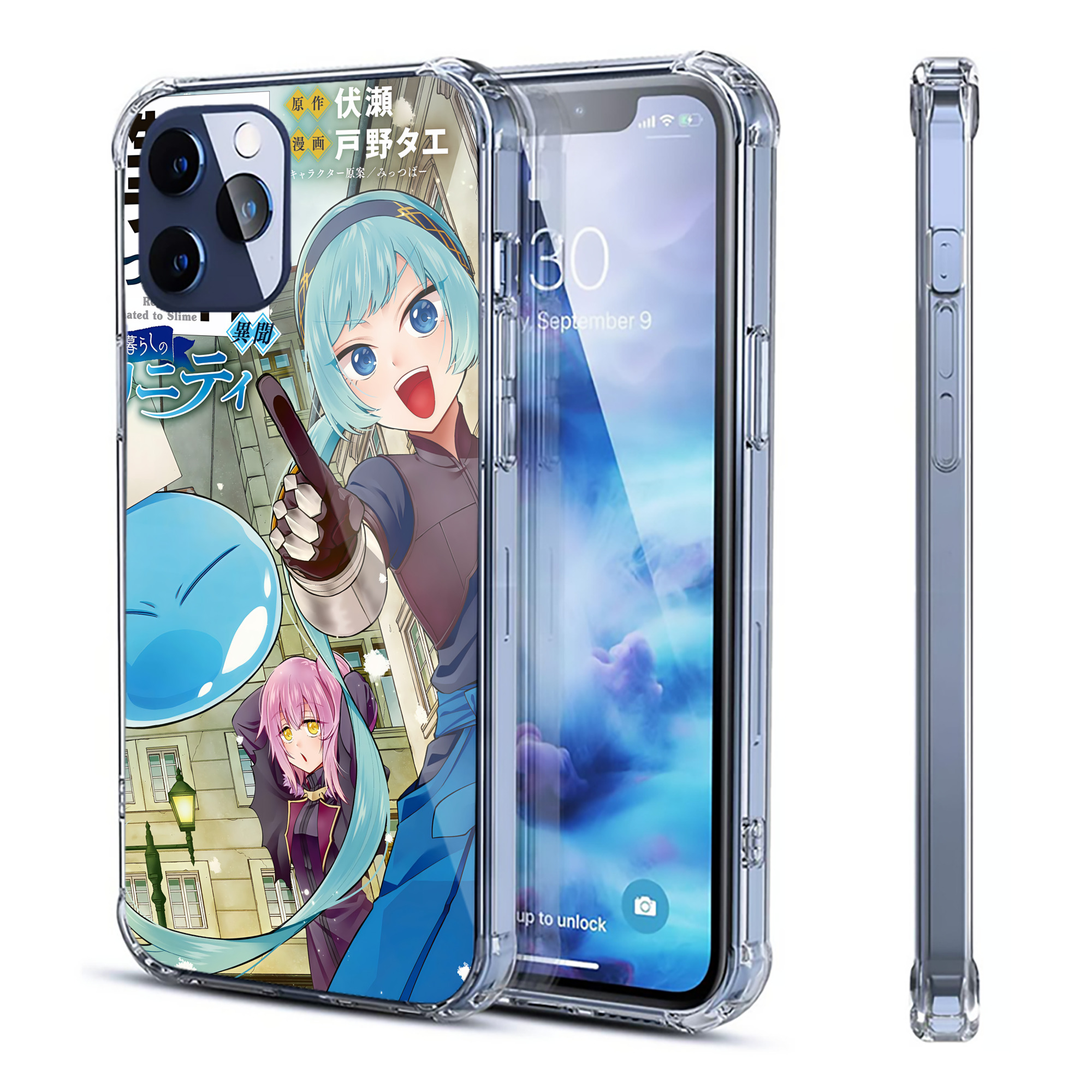 （画像用） 転スラ Regarding Reincarnated to Slime 【iPhone 12シリーズ対応】透明スマホケース（クリアソフトケース）